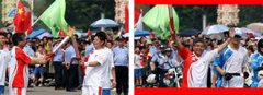 奧運圣火抵達惠州，旭日集團總經(jīng)理，常宏公司董事長楊勛擔任火炬手